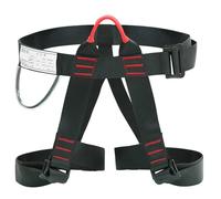 Arnés De Escalada - Cinturón De Seguridad De Cuerpo Completo Ajustable | Half De Alta Fuerza Safetty Belt Para Montañismo | Arnés De Escalada De Para El Trabajo De Aventura Y Rescate Al Ai