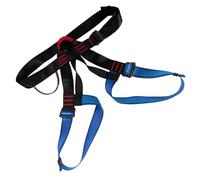 Arnés de escalada genérico, arnés de seguridad de escalada medio cuerpo, equipo transpirable para exteriores reforzado para recordatorio y montañismo