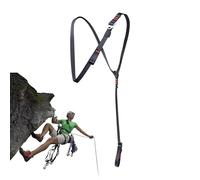 Arnés de escalada para hombre, correa de seguridad para alpinismo, arnés torácico de alta resistencia antigolpes para BTP, exterior, techo y escalada