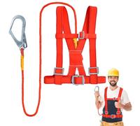 Arnés de escalada, protección contra caídas, cinturón de seguridad, correas de escalada, cinturón de recogida para rescate de incendios, montañismo, medio cuerpo, equipo de escalada multiusos para