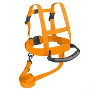 Arnés de esquí, correa de entrenamiento de nailon de 300 g para patinaje y snowboard, ajuste ajustable de hombro y cintura, equilibrio y control de aprendizaje para niños, edades de 2 a 7 años (negro)