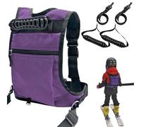 Arnés de esquí para niños - Arnés de entrenamiento de snowboard para niños | un mango que es fácil de alcanzar, por lo que puede levantar a su hijo después de una caída o sobre un telesilla. También