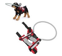 Arnés de halo para perros ciegos, collar protector de halo para perros con efecto reflectante, accesorios para perros ciegos, dispositivo de guía para generar confianza para (M Diámetro 33 cm/13,0