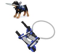 Arnés de halo para perros ciegos, collar protector de halo para perros con efecto reflectante, accesorios para perros ciegos, dispositivo de guía para generar confianza para (M Diámetro 33 cm/13,0