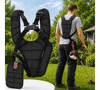 Arnés de Hombro Doble para Einhell AGILLO 36/255 BL-Solo, Correa Ajustable y Acolchada de Tela Oxford para Desbrozadora, Corte de Césped y Mantenimiento de Jardín