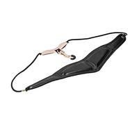 Arnés de Hombro para Saxofón, Cuero de PU, Duradero, Ajustable, Correa para el Cuello de Saxofón, Acolchado Suave para Hombres Y Mujeres, para Saxofón Soprano Tenor Alto