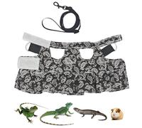 Arnés de Lagarto Ajustable, Arnés de Lagarto Reptil | Arness de Pequeños Animales - Accesorios de Chaleco y Ajustable Deja Lagartos, Camaleones, Hamsters, Ratones