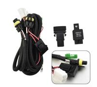Arnés de luz antiniebla H11 con interruptor indicador LED más relé de 12 V 40 A para Ford para Fusion C-max Transit Connect para Nissan Murano Rogue Juke Quest Cube