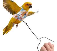 Arnés De Mosca Para Aves,Ropa Transpirable Ropa De Vuela Animal Seguro | Pájaro Pajero Y Cordón - Para 's Gorrión Periquito Agapornis Conures Y Patiquito