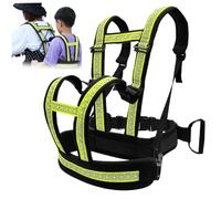 Arnés de motocicleta para niños de 2 a 12 años Arnés de motocicleta infantil ajustable reflectante con agarre Doble hombro Carga pesada Anticaída Seguridad para niños pequeños..