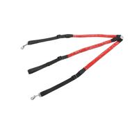 Arnés de pecho para caballo ajustable con LED - Collar de tela visible de noche para montar a caballo (Red)