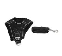 Arnés de Perros de Malla Transpirable con Chaleco de Correa de Nylon Ajustable, Reflectante y cómodo para Perros pequeños, medianos y Grandes (S)