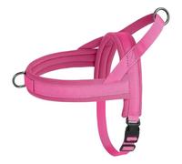 Arnés De Perros De Nylon Ajustable Sin Pull Pull Softed Parness para Perros para Perros Pequeños Y Medianos Bulldog French Labrador,Rosa,S