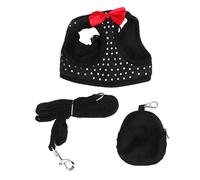 Arnés de Perros, Platos de Pecho Ajustables para Perros pequeños y medianos con un arnés de Perros con Correa, Transpirable con Correa, cómodo para Caminar (S)