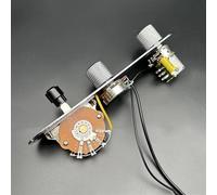 Arnés De Placa De Control Precableado Con Potenciómetros Push/Pull De 250 K Para Circuito De División De Bobina De Guitarra Estilo TL Piezas De Guitarra(Tone)