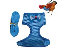 Arnés de pollo, chaleco elástico cómodo y transpirable para mascotas, correa de entrenamiento para pollo, pato y cachorro