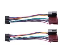 arnés de radio estéreo para coche de 16 pines para conector adaptador de reproducción automática