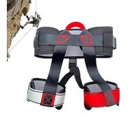 Arnés de recordatorio | Cinturón de seguridad con hebillas ajustables | Arnés de seguridad para cintura | Para escalada construcción alpinismo camping alta altitud senderismo al aire libre viaje