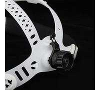 Arnés de repuesto, máscara para soldador de soldadura Diadema ajustable para accesorios de casco de soldadura con oscurecimiento automático solar, blanco y negro(Blanco)