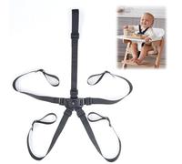 Arnés de Seguridad 5 Puntos Universal para Trona y Cochecito, Correas Ajustables para Trona de Bebé, Arnés para Silla, Cinturón de Repuesto para Silla Alta y Carrito
