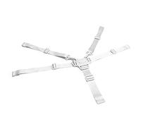 Arnés de seguridad de 3 puntos para trona compatible con Ingenuity, correas de repuesto en nailon resistente, fácil instalación y ajuste ergonómico, color negro