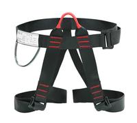 Arnés de seguridad para escalada: cinturón de cintura para exteriores de medio cuerpo, equipo de protección para rappel | Herramienta de seguridad para rodamientos de carga, ajustable, segura y durade