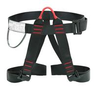 Arnés De Seguridad Para Escalada - Cinturón De Seguridad De Cintura Para Exteriores De Medio Cuerpo | 300Kg De Carga De Rodamiento, Equipo De Escalada, Montañismo Y Rescate Contra Incendios |