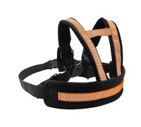 Arnés de seguridad para la motocicleta para niños con correas reflectantes: ajuste de los hombros ajustable y transpirable para niños, anti-arrastre, equipo antidrowscalusidad para viajar con los padr