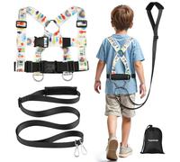 Arnés de seguridad y correa para caminar para niños con autismo y necesidades especiales, edades 6-12 | Diseño 2025 con cabrestante de fácil ajuste + asa de entrada de emergencia para prevención