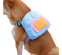 Arnés de Senderismo para Cachorros - Mochila Impermeable para Perros, diseño de Doble en D, Paquete de de Viaje para Perros Grandes y medianos, Samoyedo, Golden Retriever