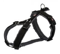 Arnés de senderismo premium para perro - Color del Producto: Negro | Mediciones: 70-85 cm/25 mm