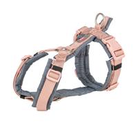 Arnés de senderismo premium para perro - Color del Producto: Rosa claro | Mediciones: 80-97 cm/25 mm