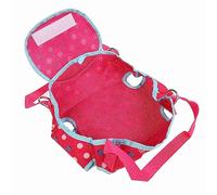 Arnés de soporte para perros, Color rosa cómodo poliéster Pet Lifting con solo hombro para gatos al aire libre (S)