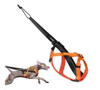 Arnés de tracción - Trineo de tracción de nylon para mascotas | Espalda Mushing Huskyy, correa ajustable para ejercicio, deporte, caminar, entrenamiento, patinaje, actividades de p