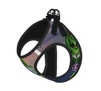 Arnés de verano con estampado de mariposas y agua de muchas ranas con reflectante, accesorios para perros y gatos pequeños, medianos y grandes