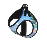 Arnés de verano para cachorros con estampado de flores tropicales y piedras Zen, con reflectante, accesorios para perros y gatos pequeños, medianos y grandes