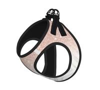 Arnés de verano para perro con estampado de bonito patrón brillante, chaleco suave y ligero, arnés transpirable para mascotas reflectante para caminar fácilmente