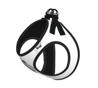 Arnés de verano para perro con estampado de pingüino gris, chaleco suave y ligero, arnés transpirable para mascotas reflectante para caminar fácilmente