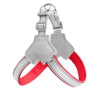 Arnés del pecho para perros, sin arnés de mascotas de extracción,No Pull Dog Harness Chaleco reflectante - Accesorios de entrenamiento de caminata de cachorros ajustables, ropa de mascotas contra el e