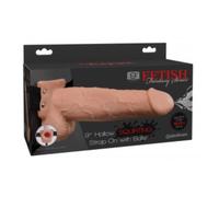Arnés elástico con dildo hueco eyaculador 22,86 cm
