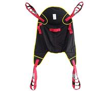 Arnés Elevación Paciente Cuerpo Comple Cabestrillo De Baño Con Soporte Para La Cabeza Eslinga De Pierna Dividida Para Personas Mayores Discapacitadas,Negro