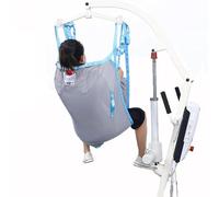 Arnés Elevación Paciente Cuerpo Completo Cinturón Para Caminar Asistido Por El Paciente Para Transferir Ancianos De La Cama Al Inodoro Con Inodoro Eslinga Para Piernas Dividida(M)