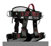 Arnés Escalada - Cuerpo Ajustable, Cinturones Seguridad Cintura, Equipo Árbol | Roca Rappel, Hombres Mujeres Protección Entrenamiento Exterior Espeleología Rescate Incendio Actividades Equipo Set