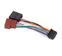 Arnés estéreo para automóvil, o Arnés para cable de radio estéreo para automóvil Puerto de 16 pines a Mini Iso Conector de 8 pines Cableado El arnés de cableado de radio se adapta a Pione