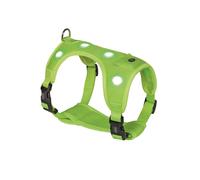 Arnés "FLASH MESH" neón amarillo; M: Pecho: 40-50 cm; Cintura: 45-60 cm