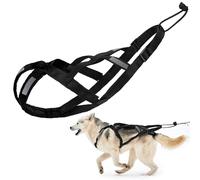 Arnés grande para la espalda del perro, arnés de trineo para perros para tirar de peso, trineo, trineo, canicross, esquí y scooter, ideal para perros esquimales y otras razas grandes