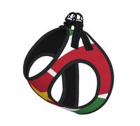 Arnés grande para mascotas, chaleco para perro, tamaño pequeño, estampado de bandera de Surinam ajustable para gatos y perros, perfecto para caminar al aire libre