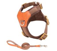 Arnés grande para perros pequeños sin tirones, ajustable y transpirable, chaleco para cachorros para paseos diarios