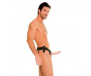 Arnés Hueco Vibrador para El y Ella Color Carne