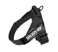 Arnés JULIUS-K9 IDC Cinta Engomada Negro para Perros Talla Mini